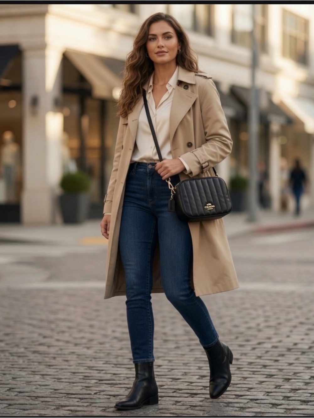 Coach Black Quilted Crossbody Bag